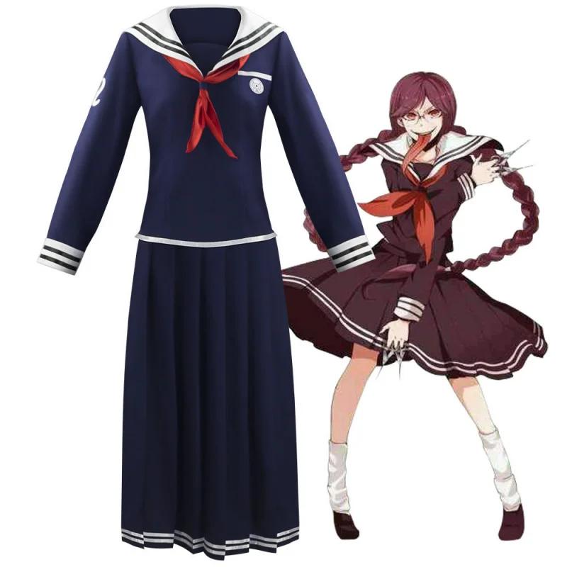 Hra Danganronpaa Cosplay Toko Fukawa Ozdoba Halloweenský kostým Prop pro fanoušky Uniforma Maskot Dárek