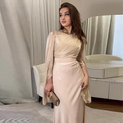 2024 Summer Women's Solid Color Spliced Long Sleeve Dress