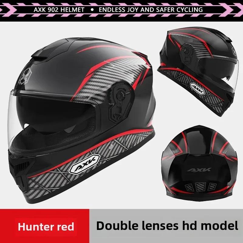 Unisex Motorcycle Helmet Winter Anti-Fog Warm Full Cover Helmet For Men And Women Electric Car Cycle Motorcycle Equipment Access