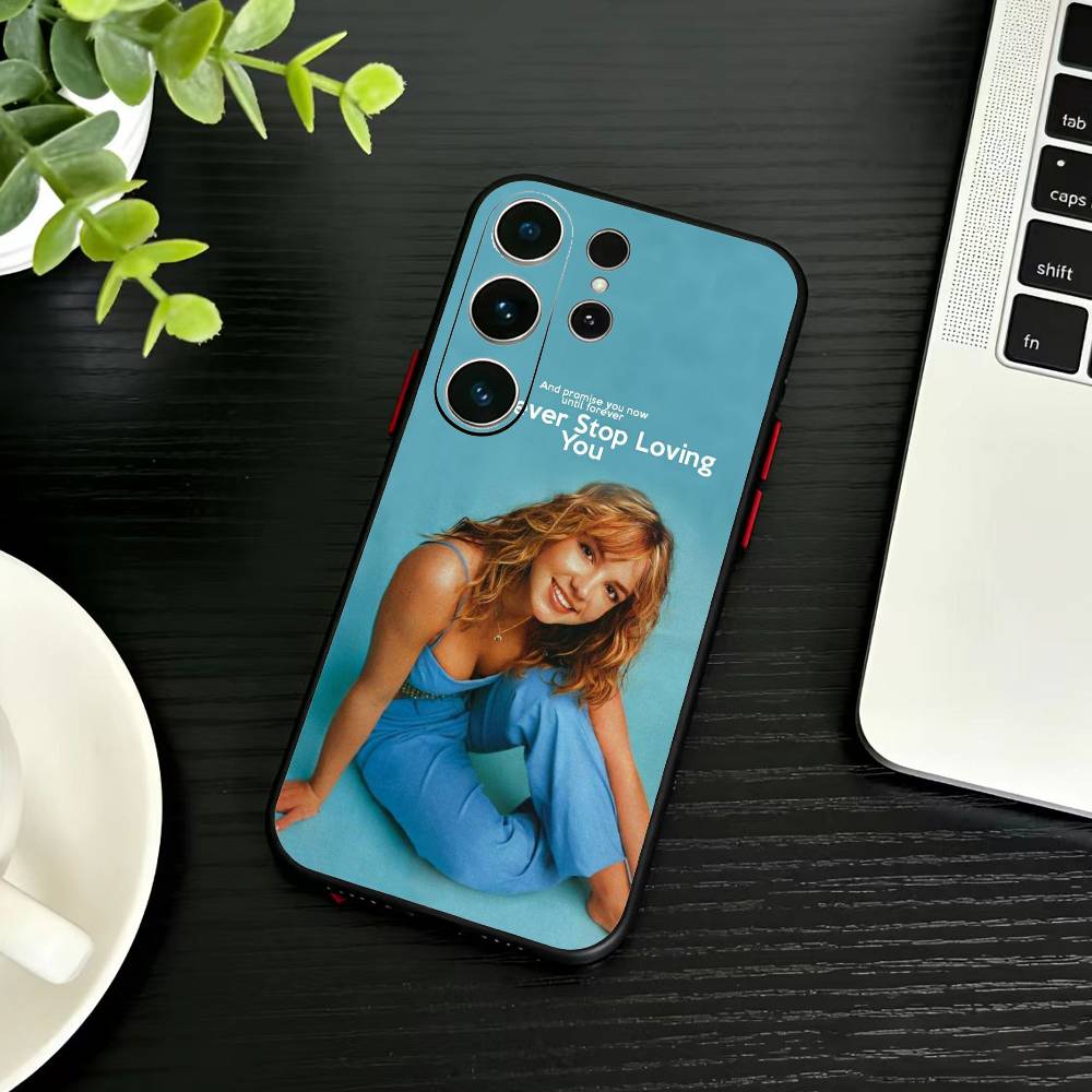 J-Singer B-Britney Spears Phone Case For Samsung S26,S25,S24,S23,S22,S21,S20,Ultra,Plus,FE Black Soft Cover