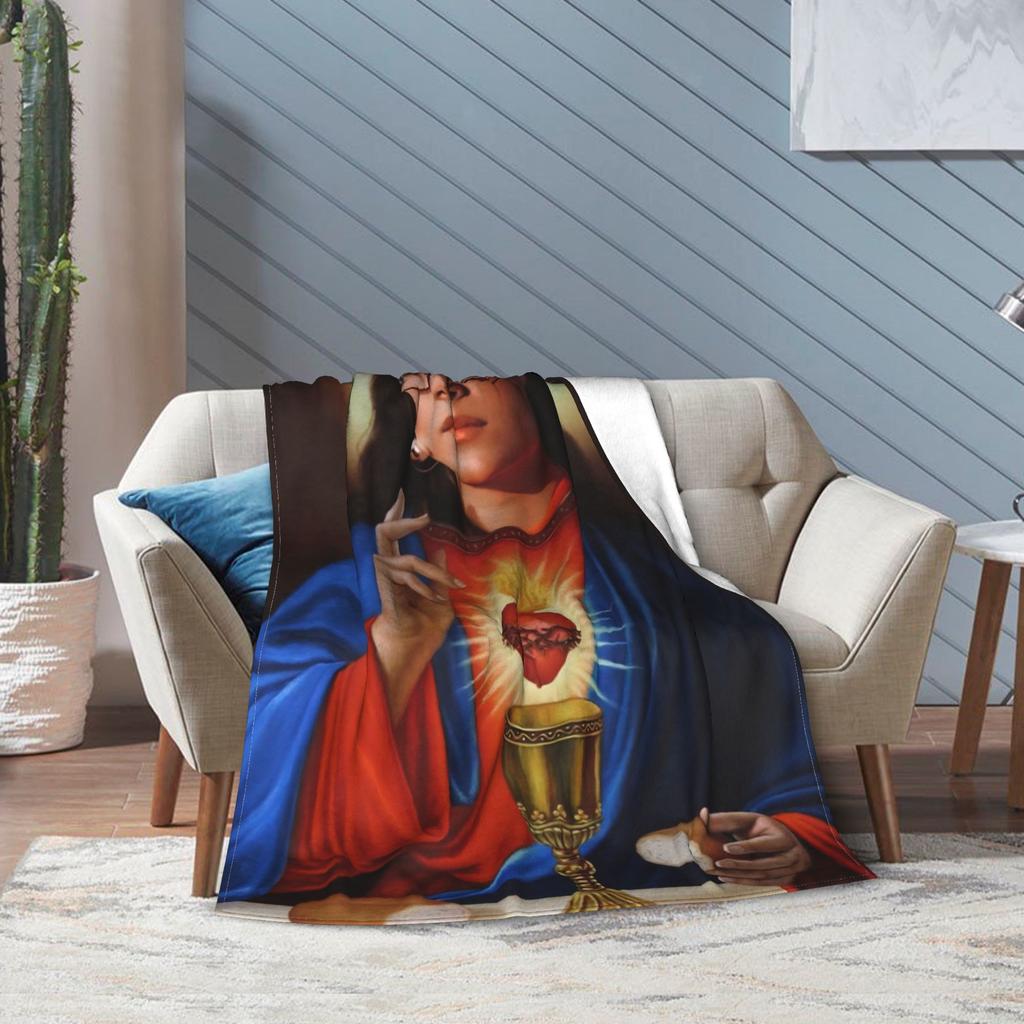 Aitanaed Singer Alpha Album Blanket Warm Cozy Fluffy  Throw Blankets for Bed 50x60 Inch Multiple Sizes Bedding Throws