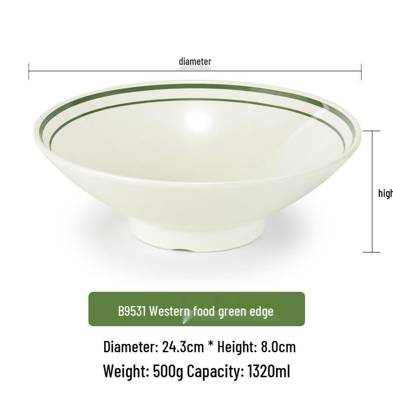 Pink Melamine Ramen Bowl - Creative Conical Hat Design, Imitation Porcelain, Large for Beef Noodle Soup and Mala Tang.