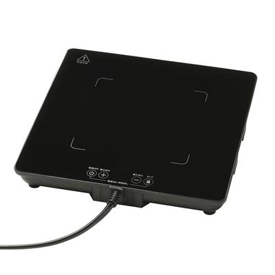 OHM Electric Food Warmer, Heating Plate, Tabletop Heater, Black, Stylish, Heat-Resistant Glass, COK-HB600A-K (08-1417)