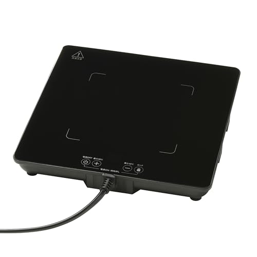 

OHM Electric Food Warmer, Heating Plate, Tabletop Heater, Black, Stylish, Heat-Resistant Glass, COK-HB600A-K (08-1417)