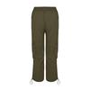 Damenmode, lässig, weites Bein, hohe Taille, Cargohose mit mehreren Taschen