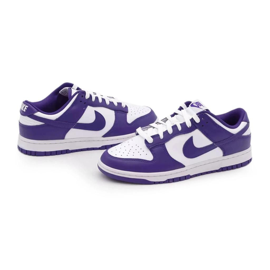 DD1391-104 Nike Dunk Low Championship Court Purple White (Men's)