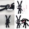 Adorable And Spooky Siren Head Horror Black Bunny Plush Stuffed Doll For Kids