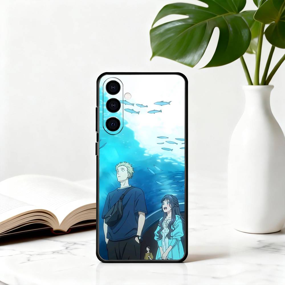 K-Kaoruko W-Waguri Rintaro T-Tsumugi-ES Phone Case Black Silicone Soft For Samsung Galaxy A73,A72,A71,A70,A53,A52,A51