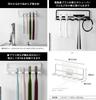 Yamazaki Dispenser & Toothbrush Holder & Magnetic Tumbler & Toothpaste Tube Holder [Set of 4] Film Hook Floating Storage Washbasin Tower White 3683