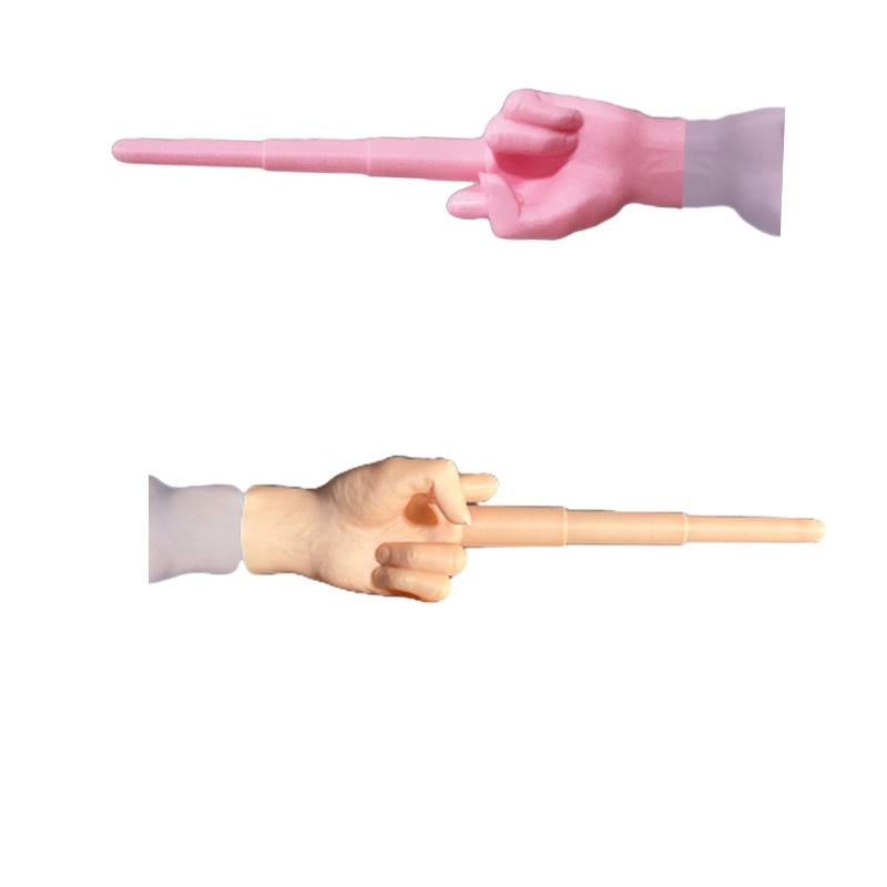 Einzigartige Studentenpaar-freundliche Geste Stretch Mittelfinger Dekompressionsspielzeug Überraschung Blindbox Stand Lustiges und kreatives Spielzeug
