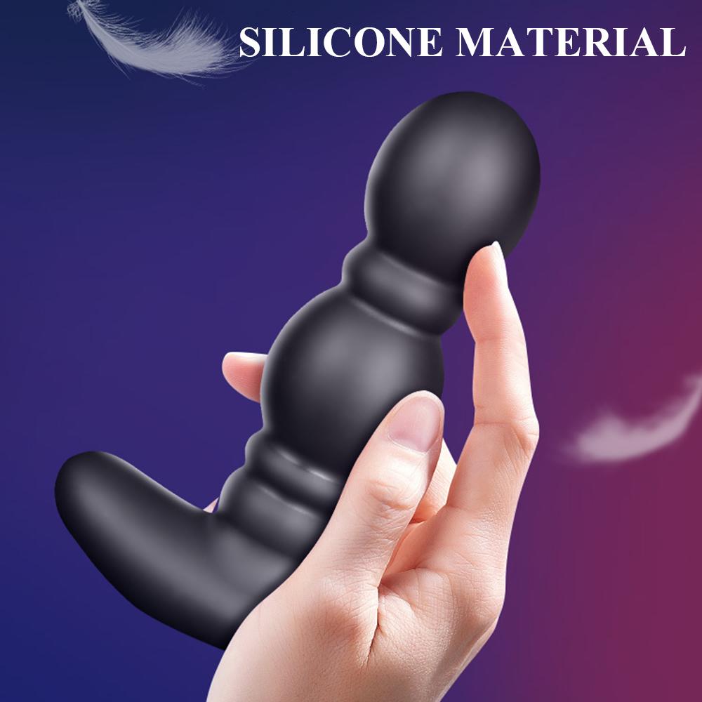 Wireless Remote Control Male Prostate Massager Inflatable Anal Plug Vibrating Butt Plug Anal Expansion Vibrator Sex Toy for Men