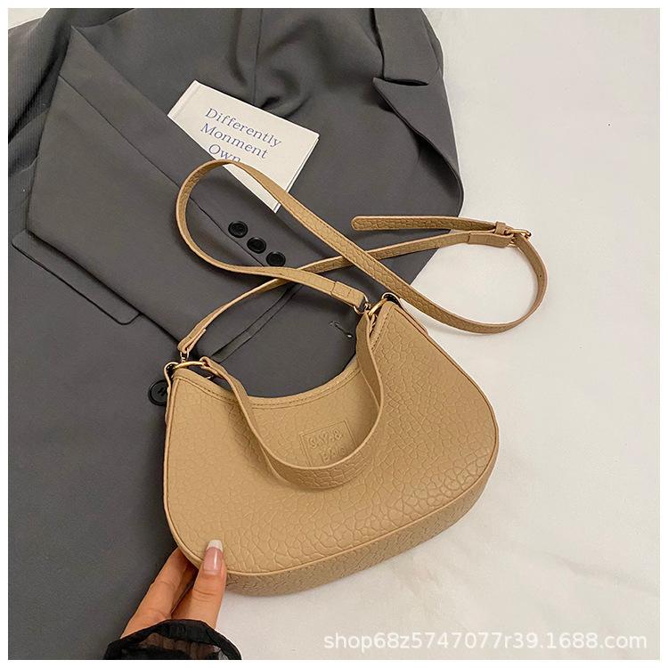 Popular Bag Women's 2025 New Korean Version of Fashion High-end Foreign Style One-shoulder Armpit Bag Niche Dumpling Bag Crossbody Bag