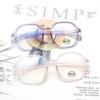 2021 Korean Style Trendy Women's Irregular Anti-Blue Light Glasses Frames