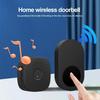 USB Wireless Doorbell Smart Welcome Door Bell Three-speed Volume 38 Songs Melodies Doorbell for Home Bed Call Emergent Call