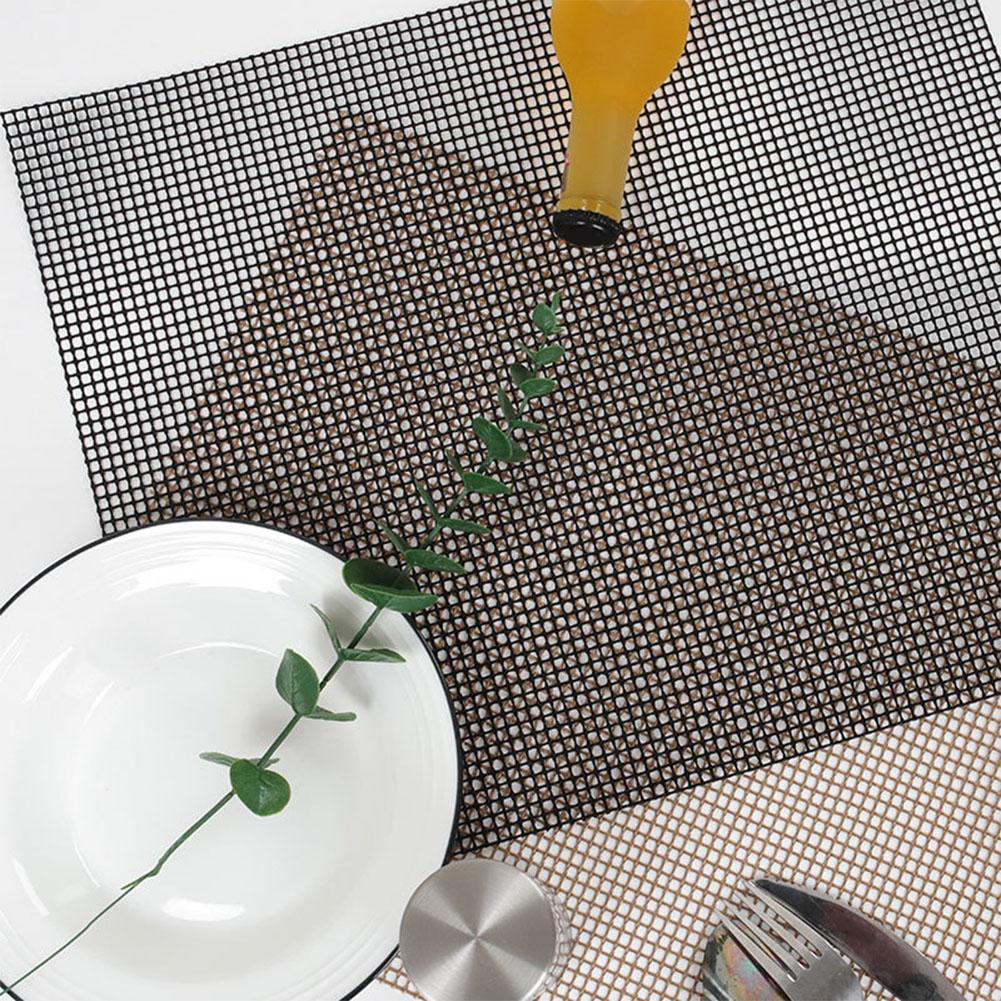 3 Stück BBQ Mesh Matte Antihaft BBQ Grillmatte Mesh Mattenblatt Grillwerkzeuge(33x40cm )
