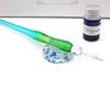 Glass Pen Pen Holder Ink Bottle Set "Star Fantasy" & (Blue & Green)