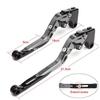 Compatible with Yamaha FZS150V2/V3, FZR150V2 for Modification: Folding Brake, Clutch, and Handbrake Levers.