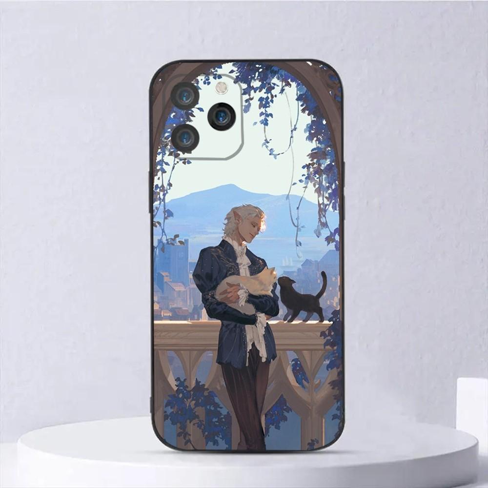 

Astarion B-Baldurs G-Gate 3 Phone Case For iPhone 15,14,13,12,11,Plus,Pro Max,XS,X,XR,SE,Mini,8,7 Soft Silicone Black Cover iPhone15