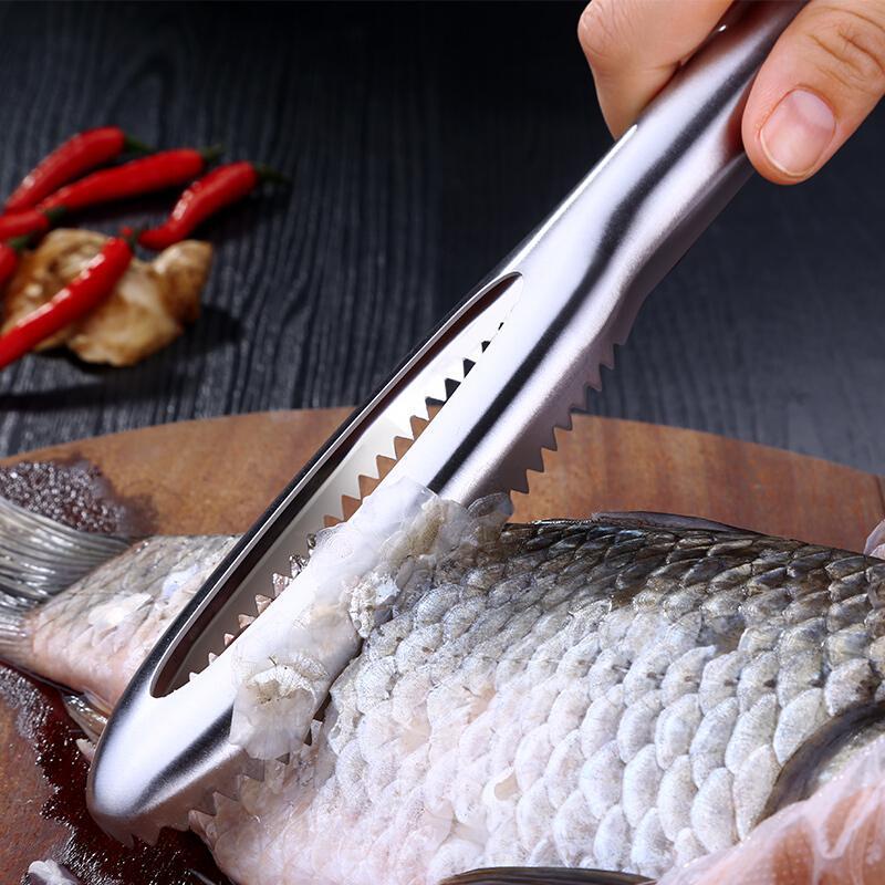 San Si Gang Fish Scale Scraper and Planer - Household Fish Scaler and Knife Tool