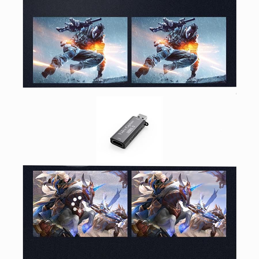 4K HDMI-kompatibel Video USB 3.0 /1080p Opptaker Telefon Spill Video Livestreaming