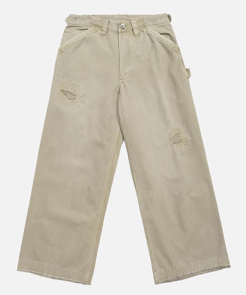 Mideueobdeiteu Wide Fit Destroyed Work Pants_2Color
