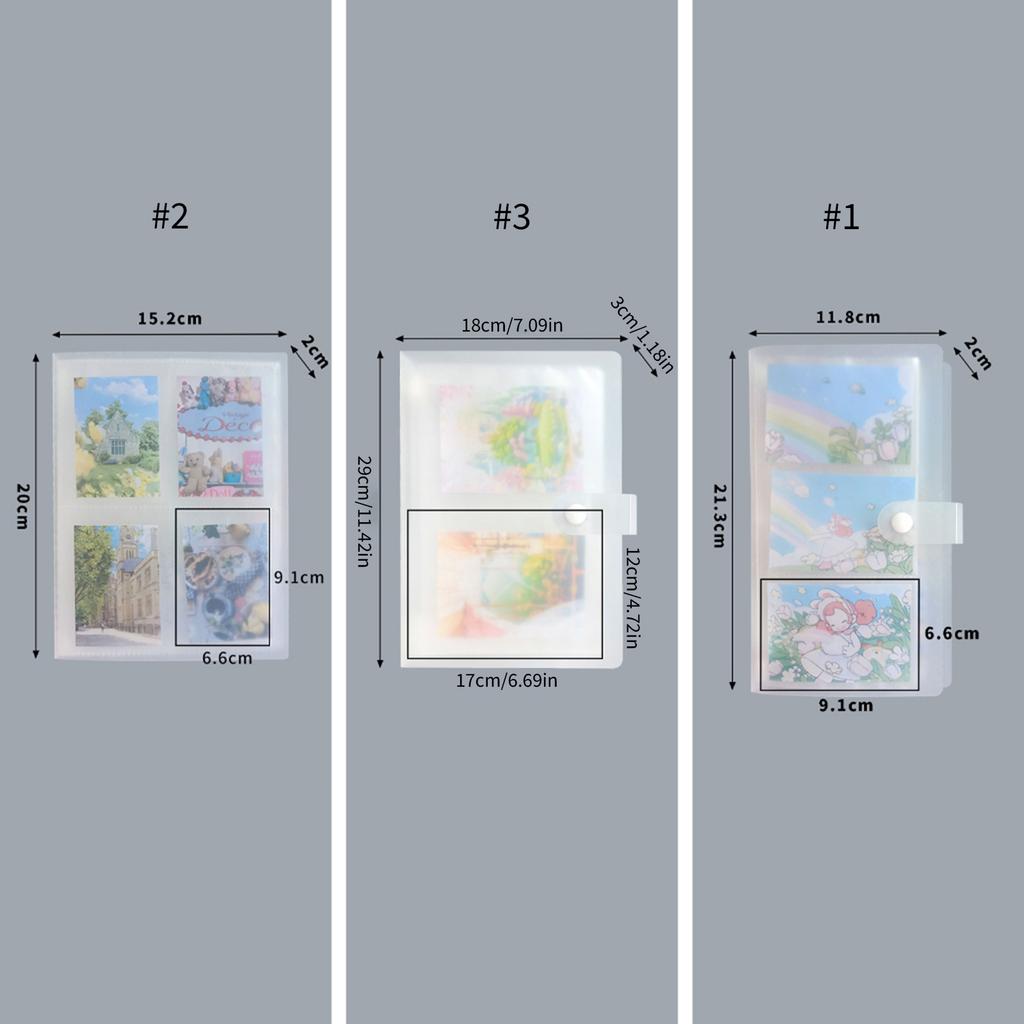 Large Capacity Photo Album 84 Pocket 80 Pocket 160 Pocket Card Organiser 3inch Photocard Folder Water Resistant Album