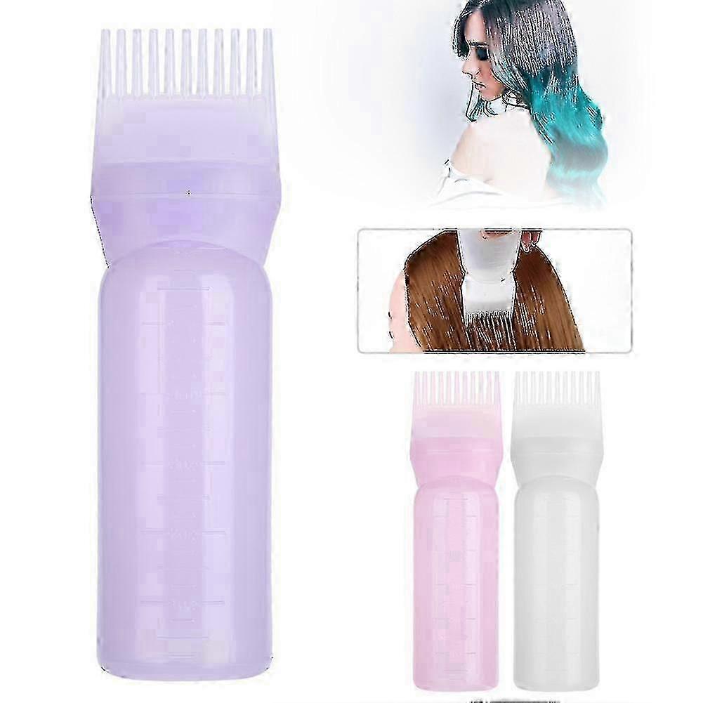 Pro Salon Hair Washing Coloring Dye Bottle Applicator Comb Dispensing Brush
