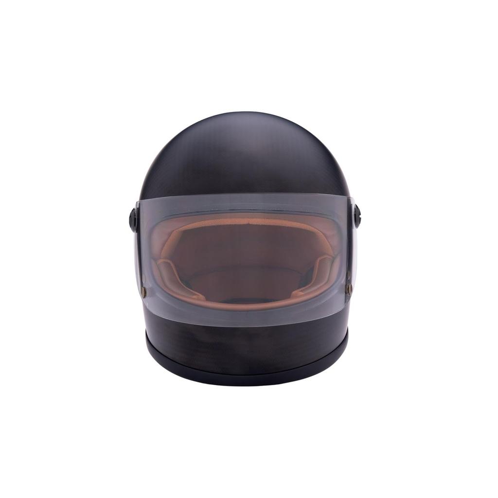 ZEALOT NV Road Racer II Carbon Hybrid Standard Full Face Matte Size Helmet, Brown, M, 57-58cm (NVC0013/M)