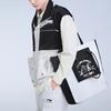 Li Ning Embroidered Loose Casual Zip Long Sleeve Shirt Men Shirts White ASHS021-1