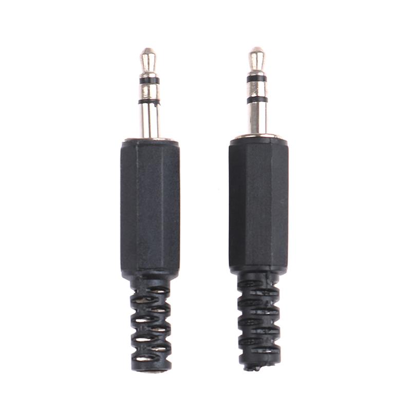 3.5mm 3 Pole Audio Jack Plug Headphone Male Connector Mono Stereo Diy Solder
