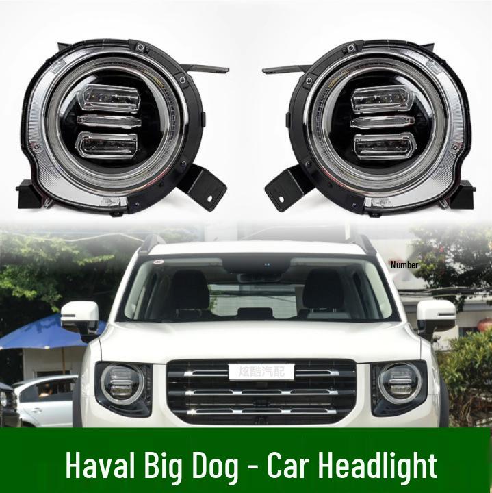 

Сборка передней комбинированной фары Haval Big Dog High Transparency, Passenger Side