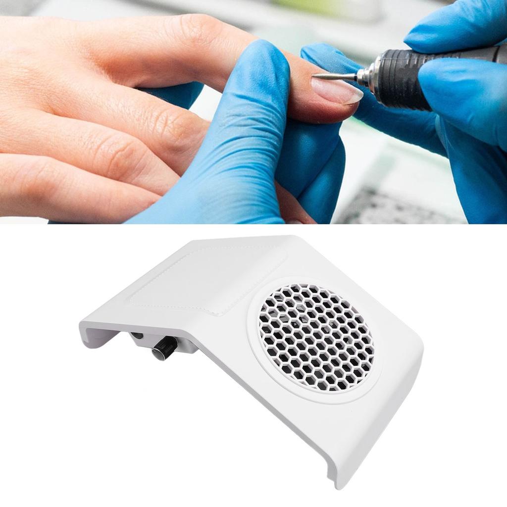 Nail Duster Collector for Acrylic Nails 80W Nail Dust Fan Powerful Dust Extractor Nail Cleaner for M
