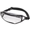 Women's Trendy Transparent PVC Fanny Pack - Waterproof Jelly Crossbody and Shoulder Beach Bag