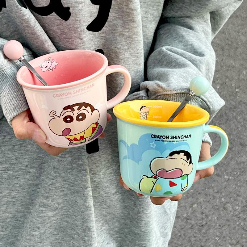 Birthday Gifts for Boys and Girls Crayon Small New Scale Cup Cute Couple Ceramic Mug Girlfriend Souvenir