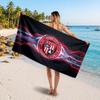 Stoke City FC Custom Beach Towel, Personalized Name Text Print, Football Logo Soft Quick‑Dry Towel Holiday Gift