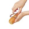 Kai Corporation KAI Easy To Hold Handle Shape Stainless Steel Peeler Peeler with Potato Bud Remover Dishwasher Safe KAI KITCHEN Silver DH8009