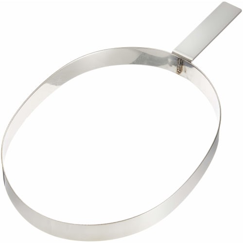 EBM 18-8 Hamburger Steak Rings, Oval, 200g