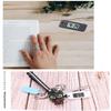 Mini Electronic Clock Keychain Digital Led Time Display Student Rectangle Watch Portable Wall Clock Keyring For Bag Backpack
