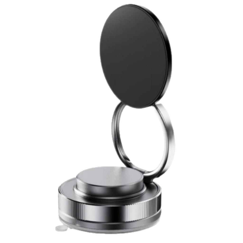 Magnetic Folding Car Phone Holder with 360° Rotation for Center Console Navigation