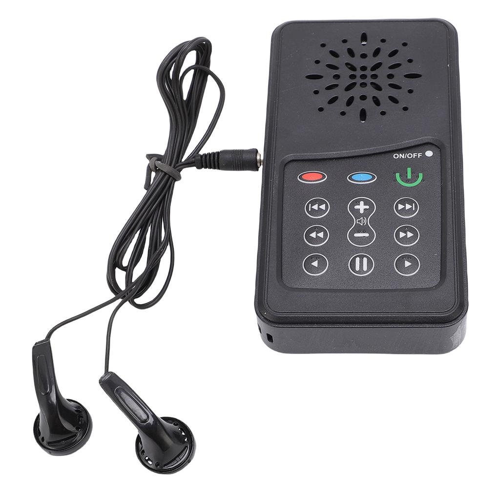 8G Solar Powered Scripture Player Handheld 500mAh Battery Operated Rechargeable Scripture Reader for Indoor Outdoor
