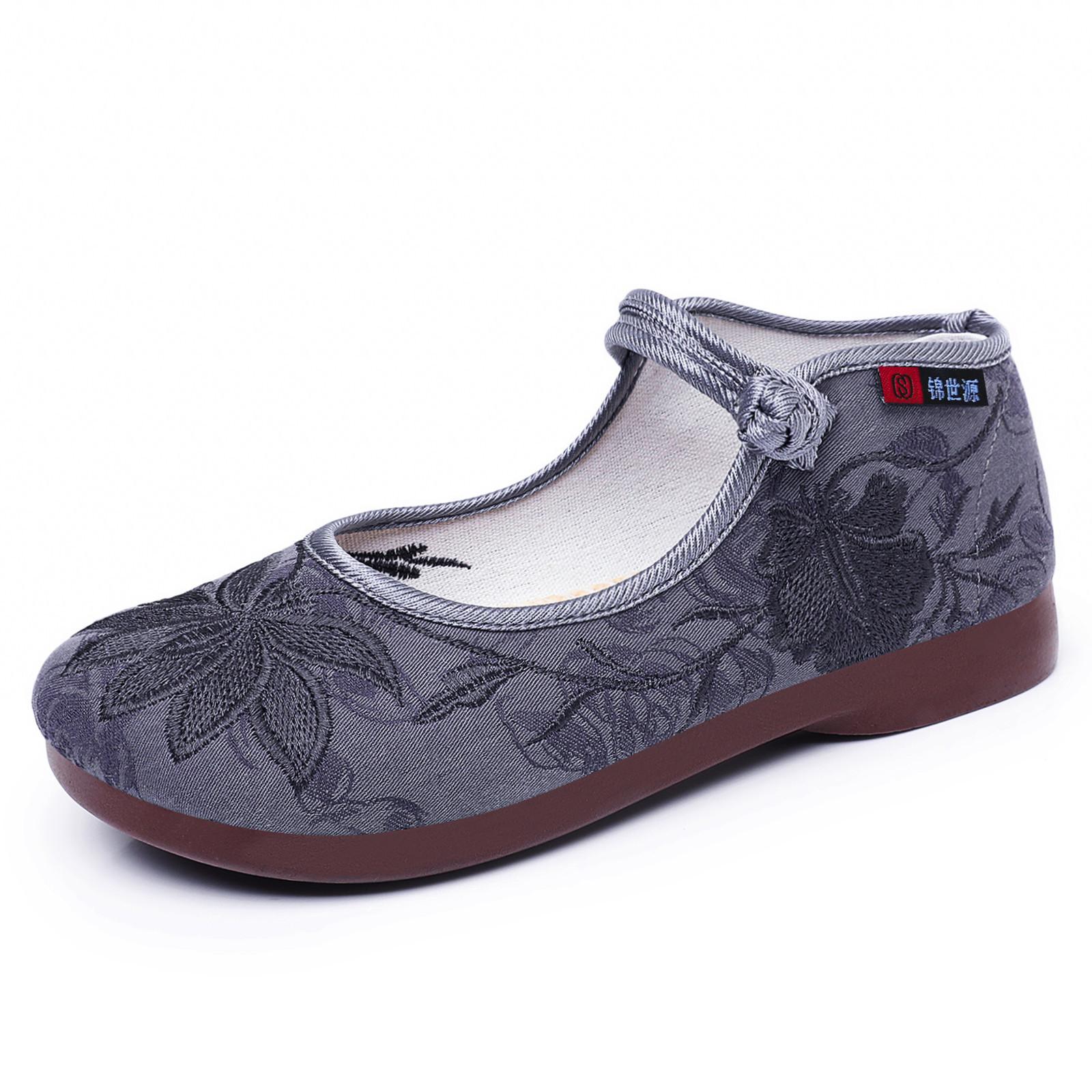 

Women s Shoes Spring Chinese Style Embroidered Shoes Flat Hanfu Shoes Comfortable Anti Slip Cloth Shoes Mom Shoes Casual Soft Walking All Day Sneakers 41