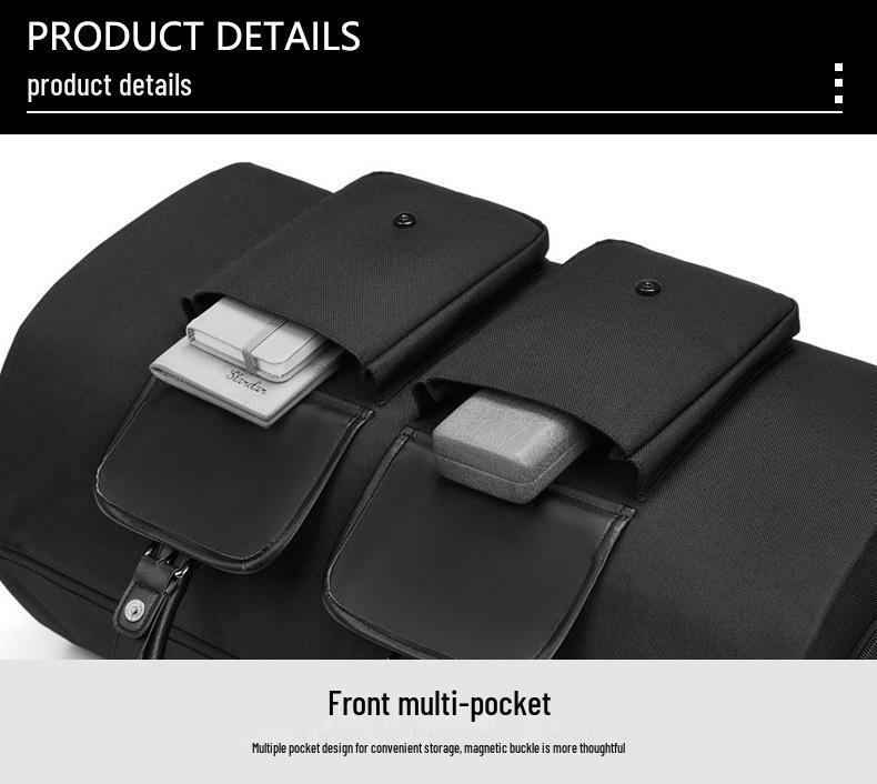 Men's Large Capacity Travel Suit Bag, Multifunctional and Foldable.