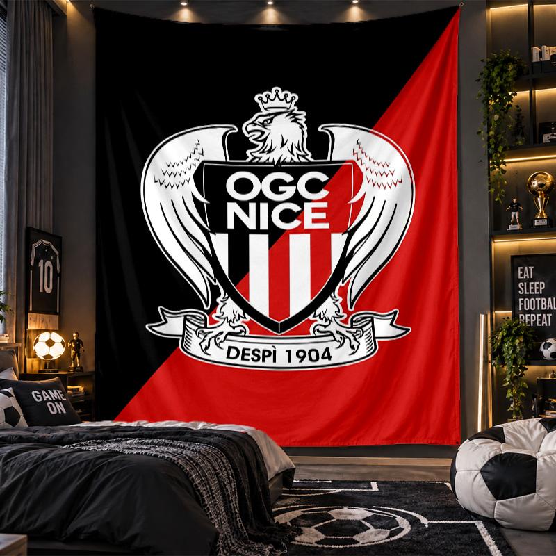 Wall Hanging Tapestry OGC Nice FC Print Cloth for Living Room Bedroom Home Decor