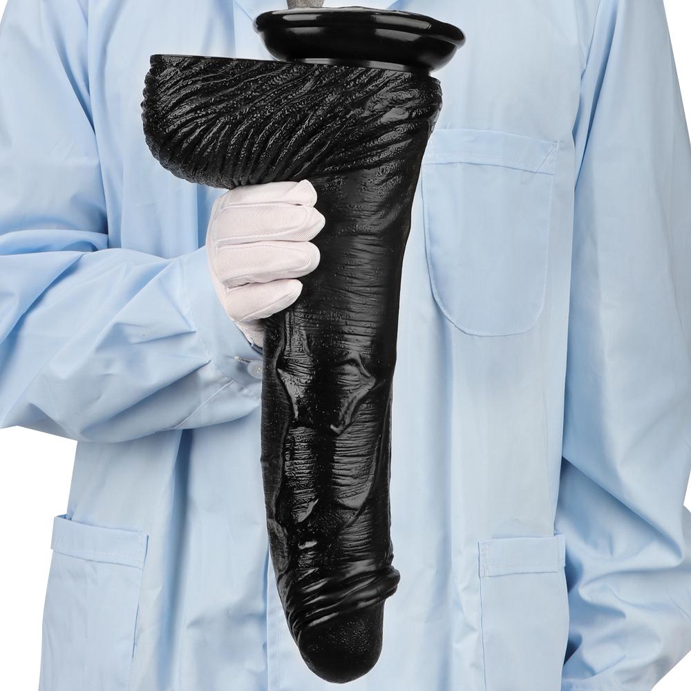 36*7cm Black Giant Anal Expansion Cum Expansion Heterosexual Giant Anal Plug Simulation Dildo