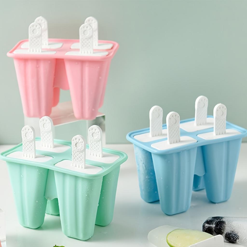 Ice Pop Mould Silicone Ice Pop Model Ice Pop Model Reusable Easy Release Ice Pop Maker (with Funnel, Brush)
