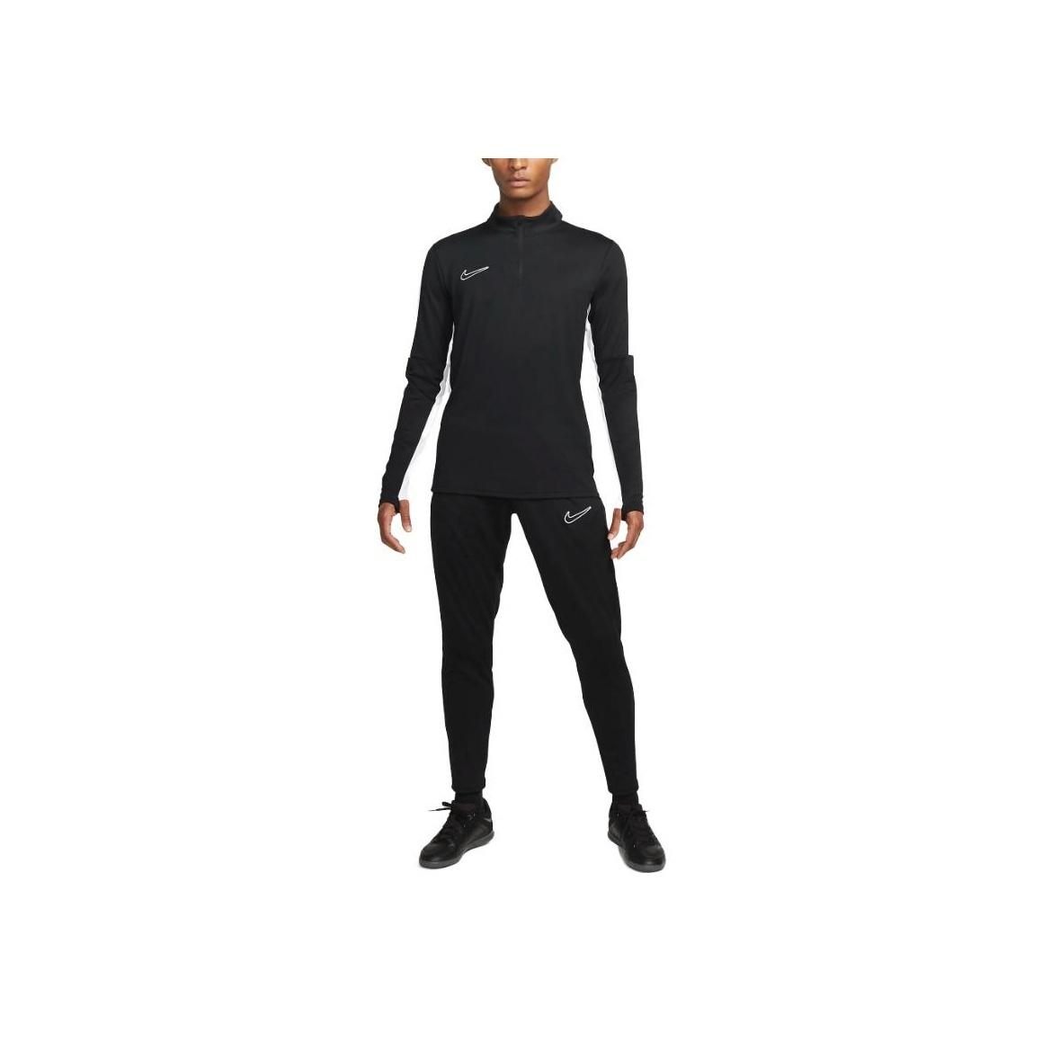 

Nike Футболка мужская с длинным рукавом и высоким воротником на молнии до половины с логотипом Academy, черная DR1352-010 XL