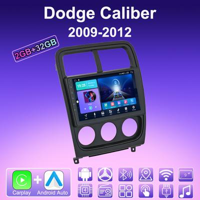 Autoradio 2 DIN Android Carplay Pour Dodge Caliber 2009-2012 Lecteur Multimédia Unité Principale Stéréo Navigation GPS BT WIFI 2+32GB