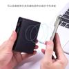 Dreifach faltbare magnetische Handy-Geldbörse PU-Leder-Kartenetui Magsafe-Kartenhalter-Geldbörse für Apple iPhone 16 15 12 13 14 Pro Max Plus Mini
