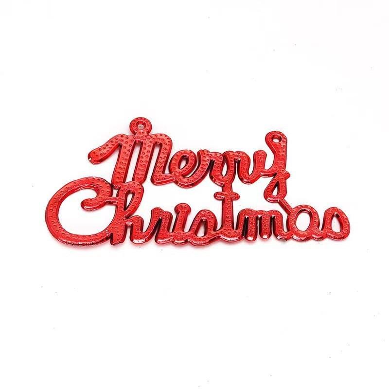 Christmas English Letter Ornament - Festive Tree Decoration & Gift
