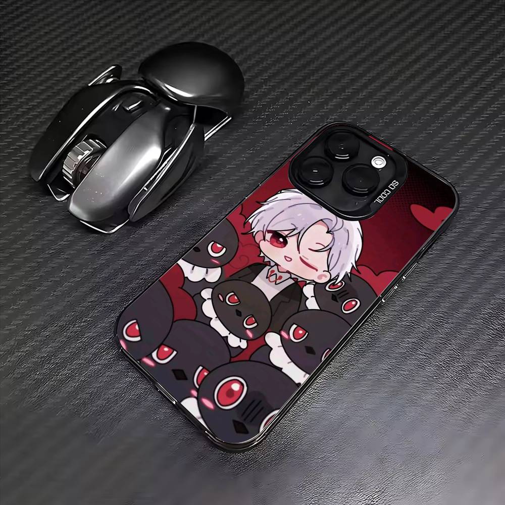 

Game Cute Love And Deepspace Phone Case For iPhone17,16,15,14,13,12,11 Plus,Pro Max Colored Silver Plated Inside Cover iPhone16se4